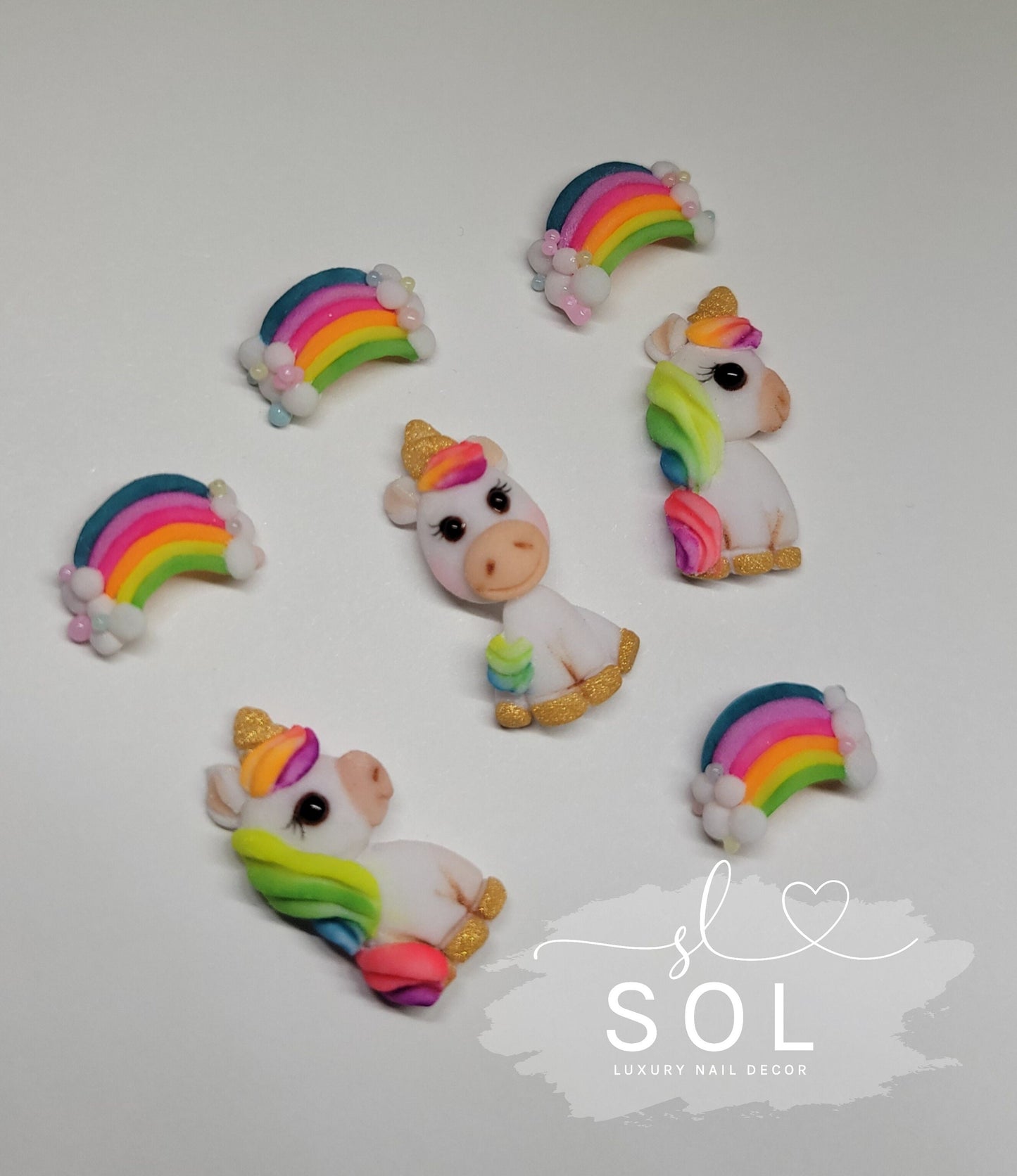3D Nail Unicorns