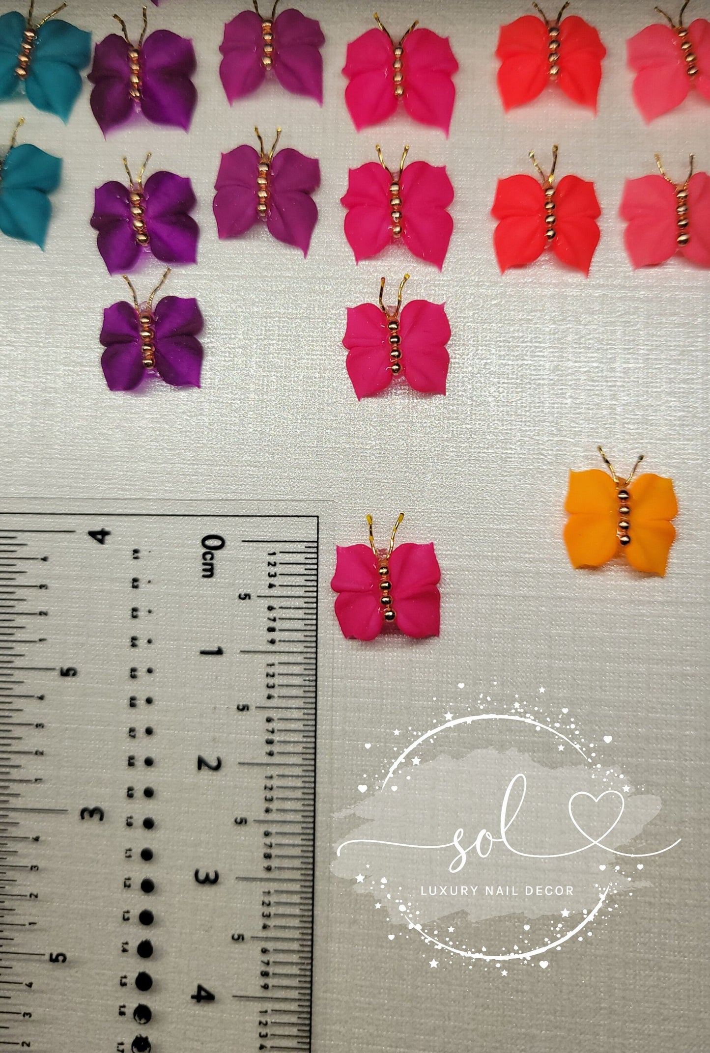 3D Nail Butterflies