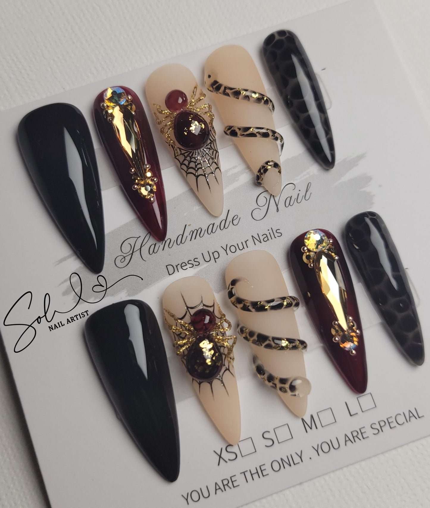 Spider Halloween Nails