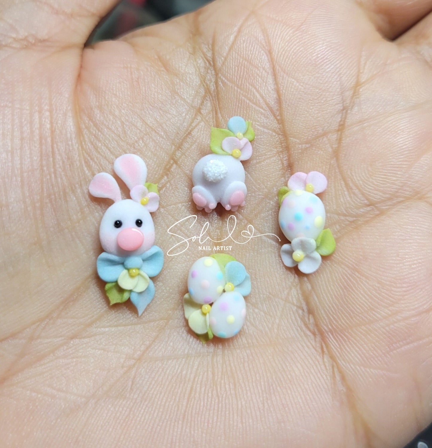 3D Nail Bunnies