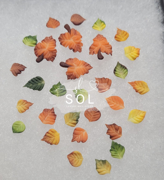 3D Fall Leaves