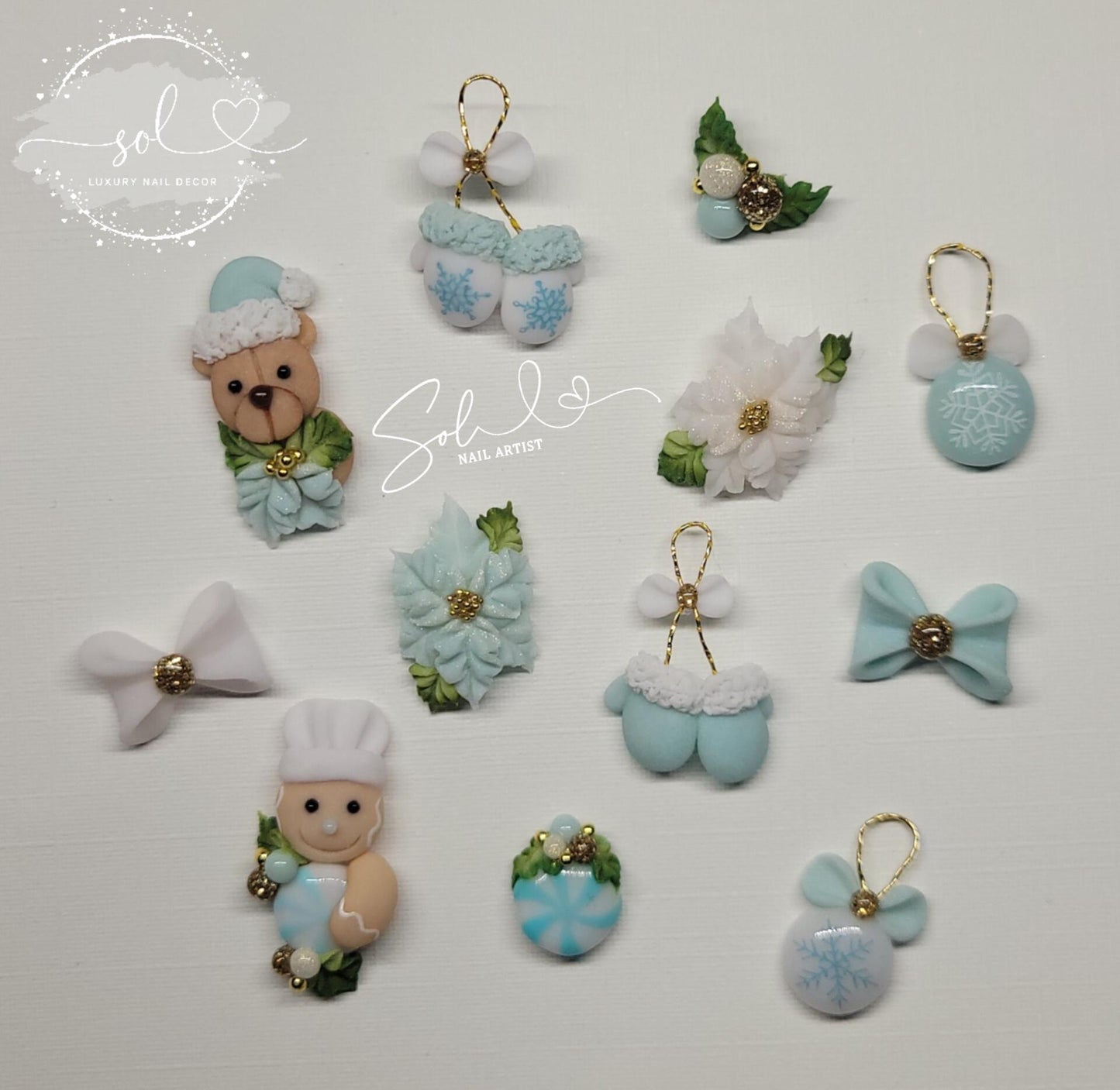 Christmas 3D Nail Decorations