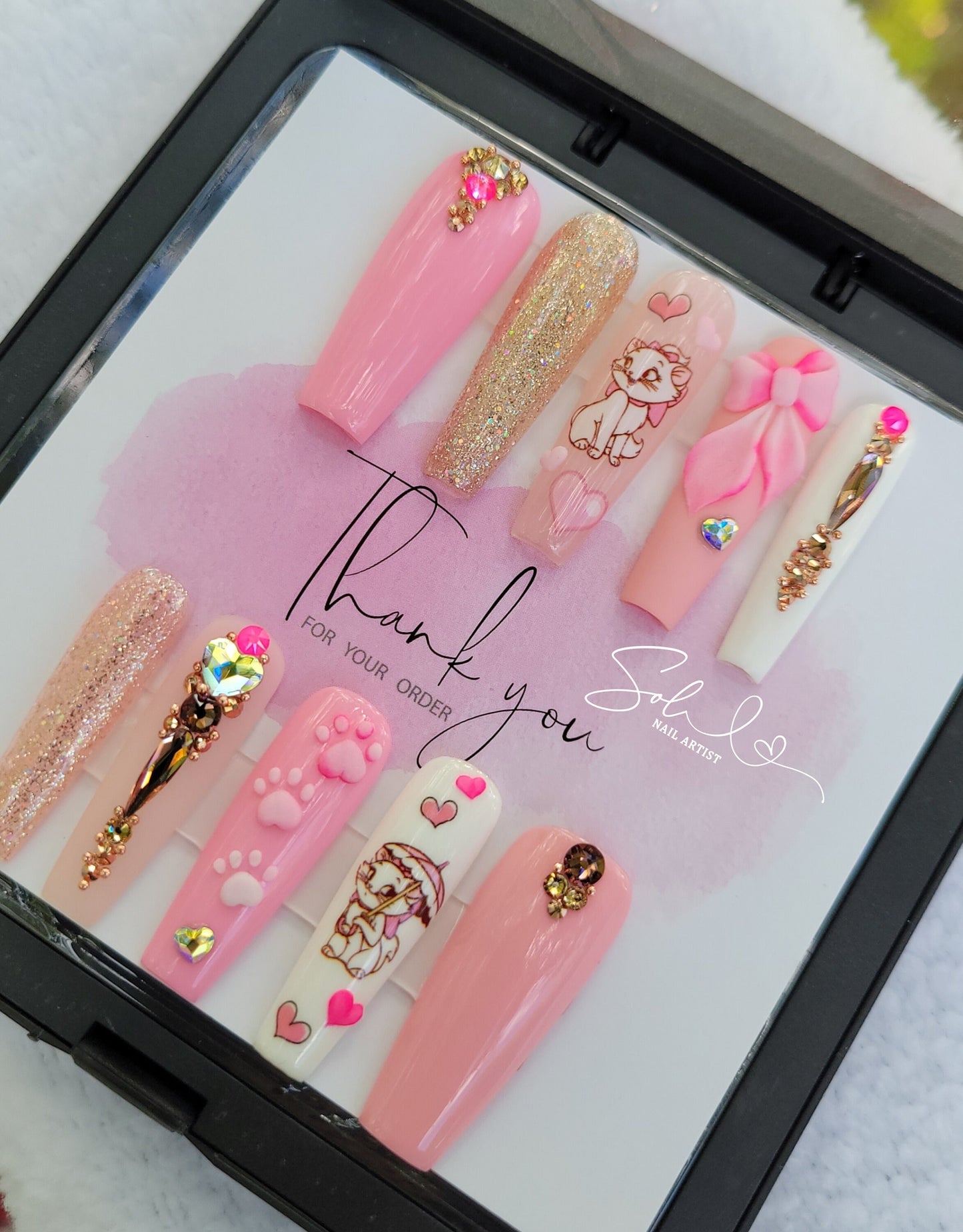 Press-on Nails Pink