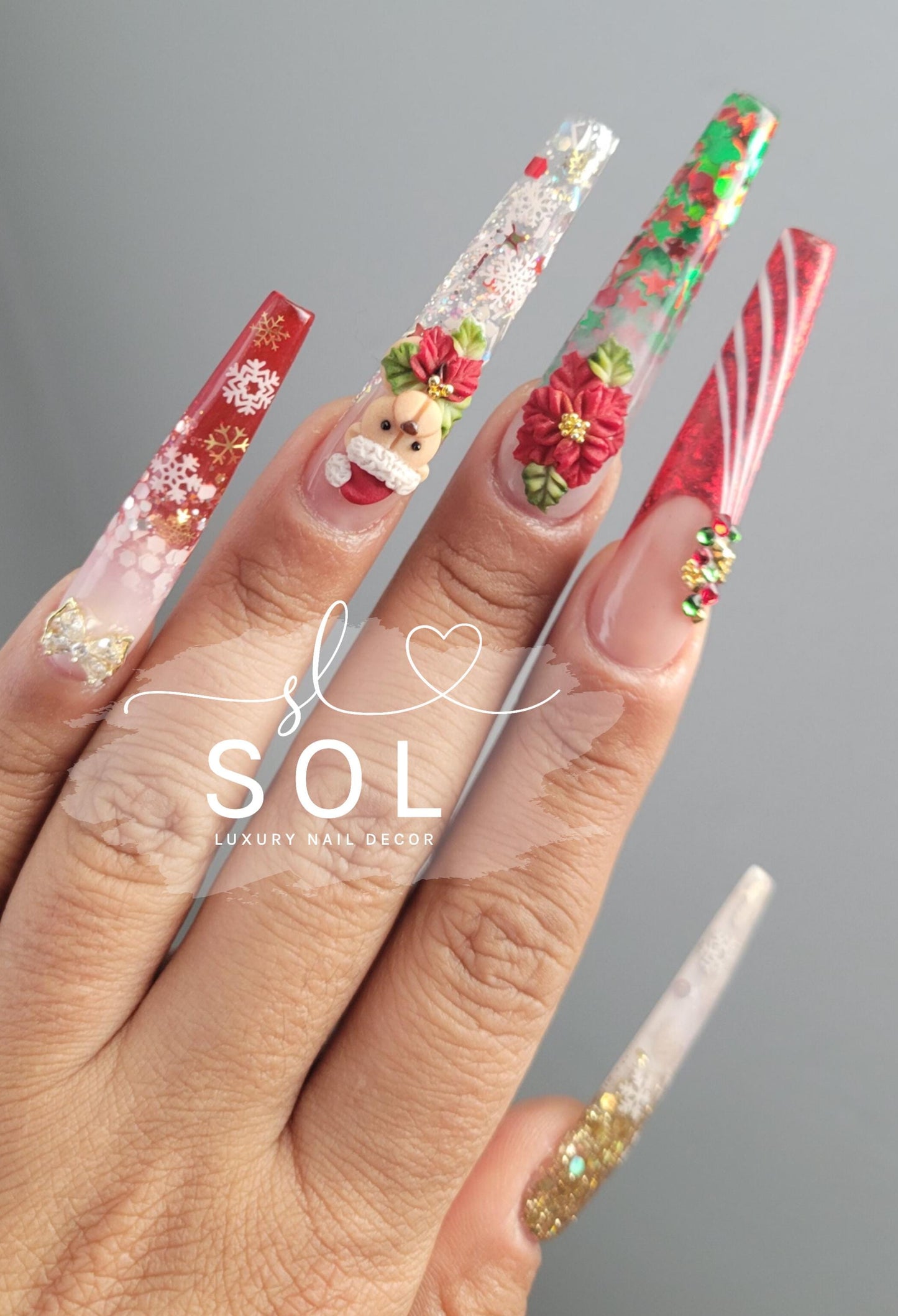 Christmas 3D Nail Decorations