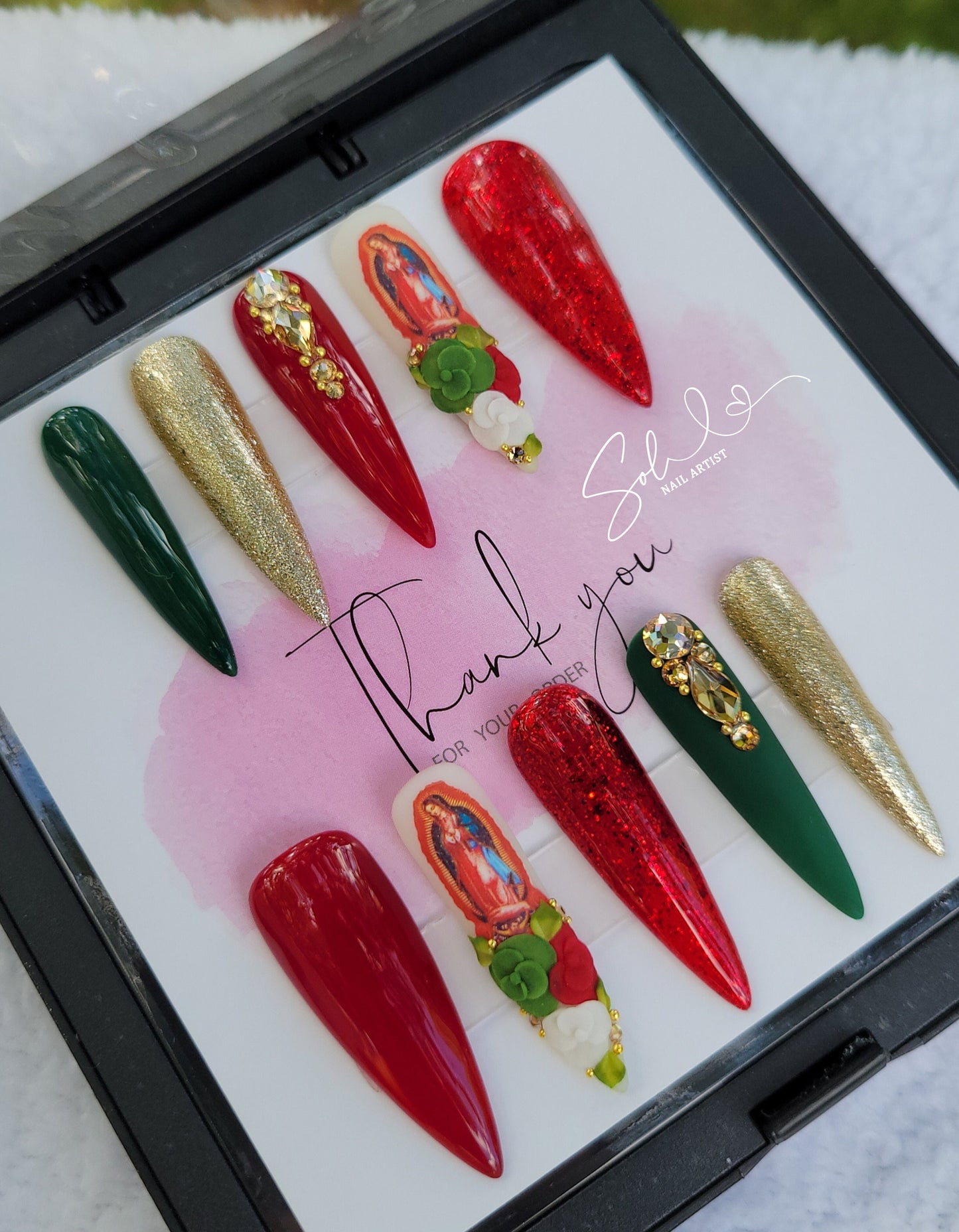 Press-on Nails La Virgen De Guadalupe