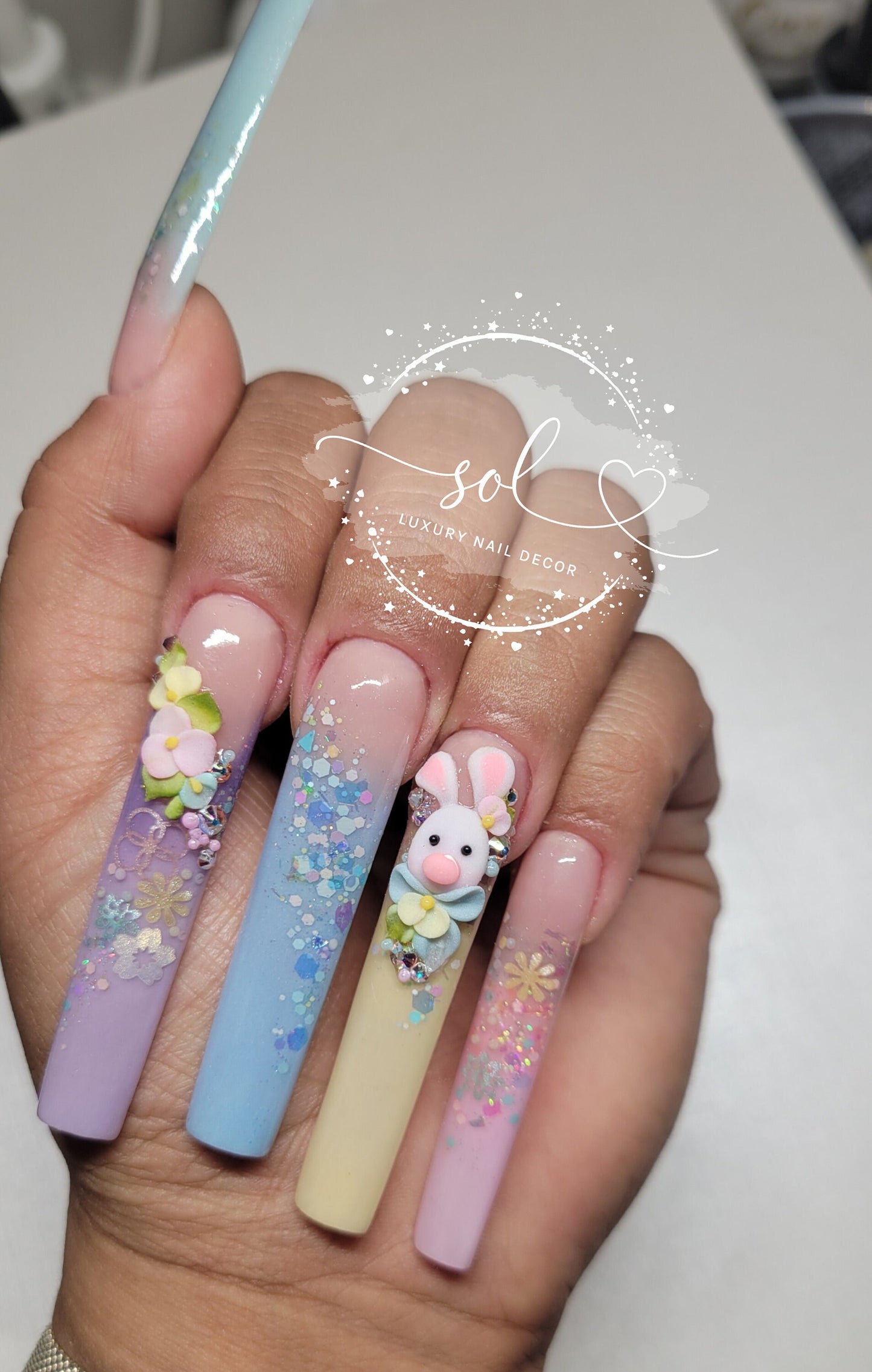 3D Nail Bunnies