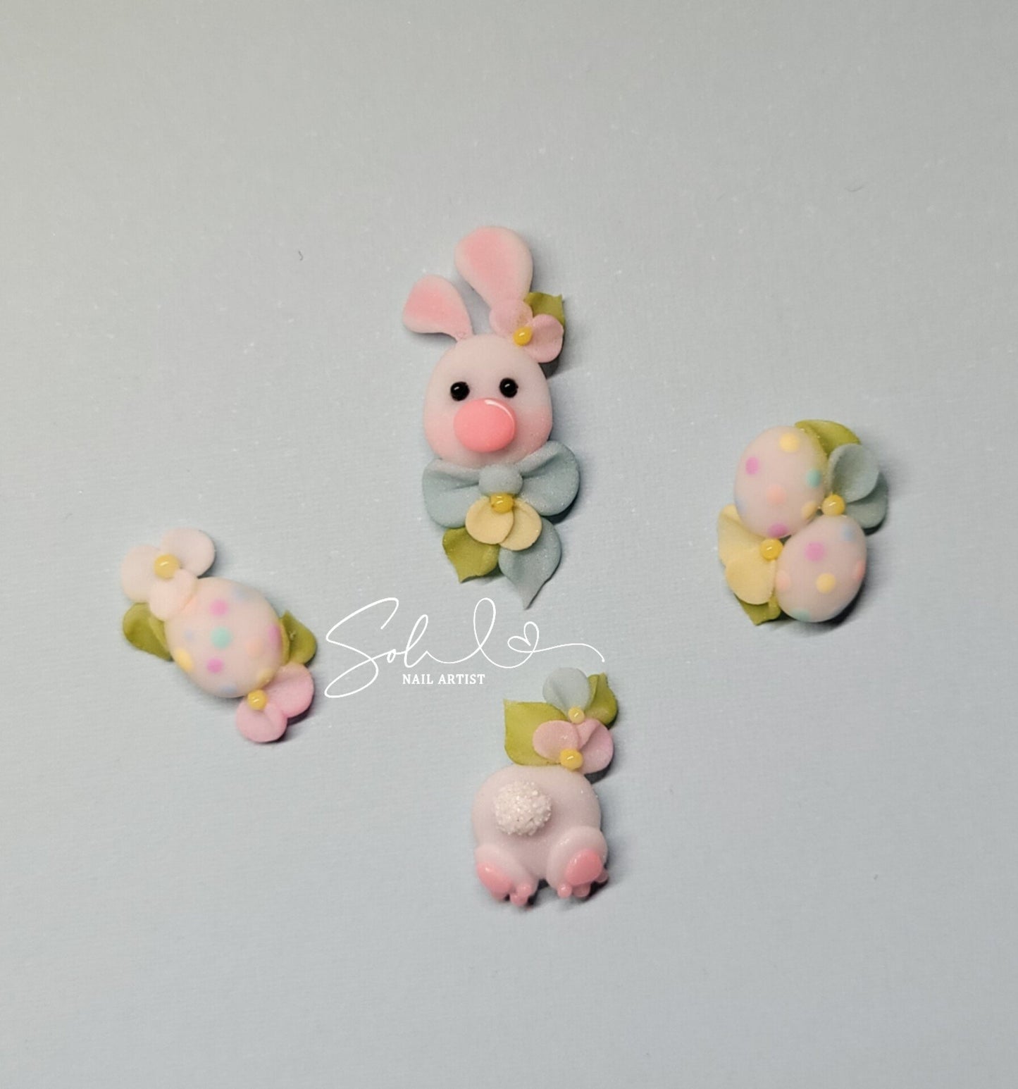 3D Nail Bunnies