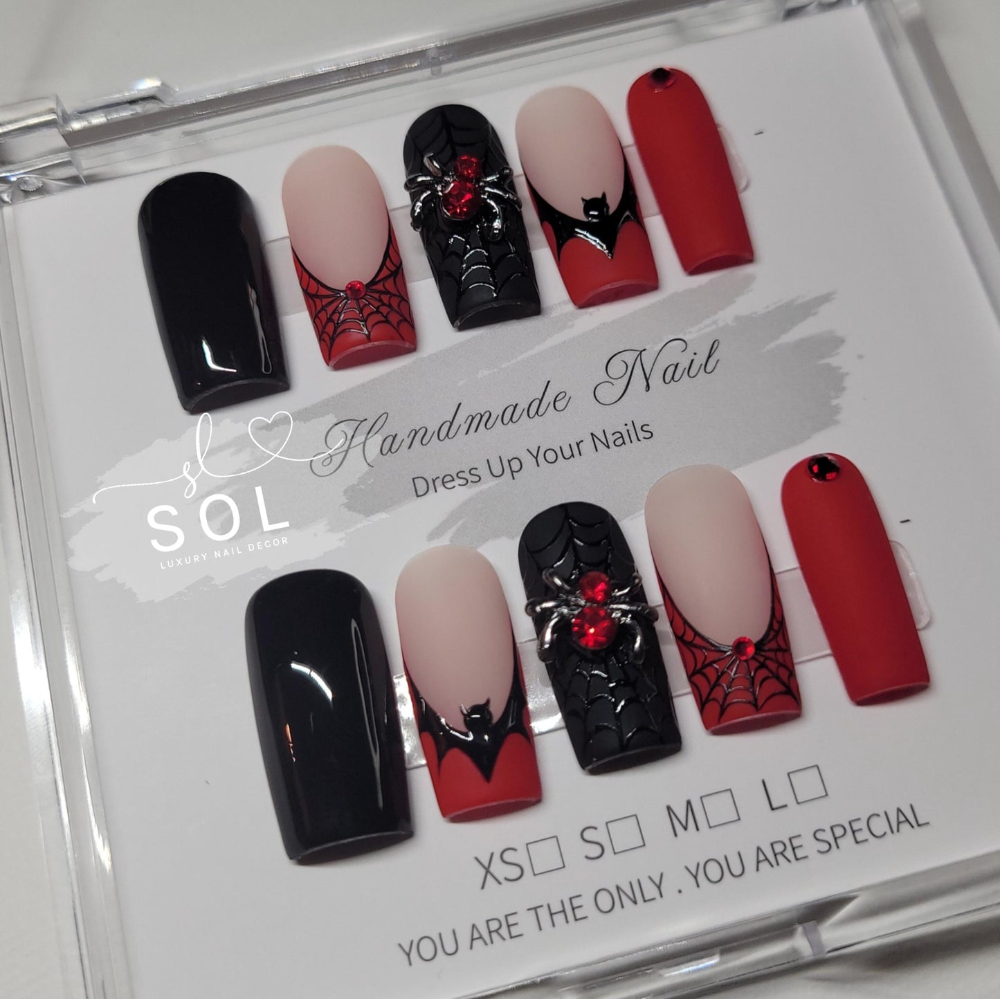 Spider Halloween Nails