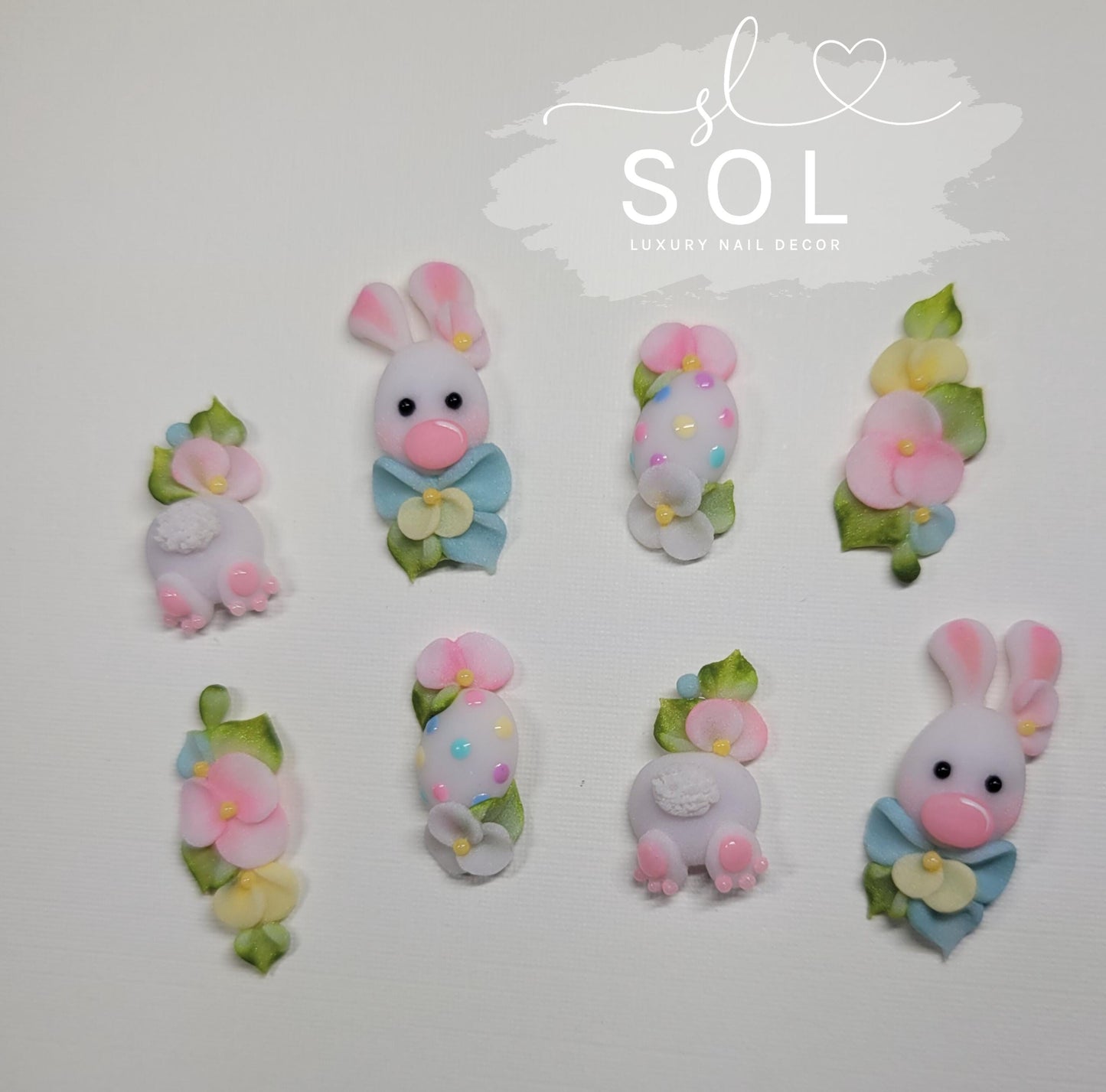 3D Nail Bunnies
