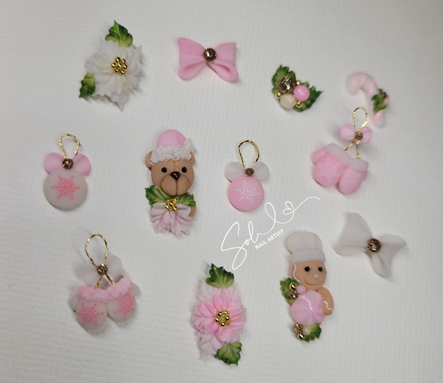 Christmas 3D Nail Decorations