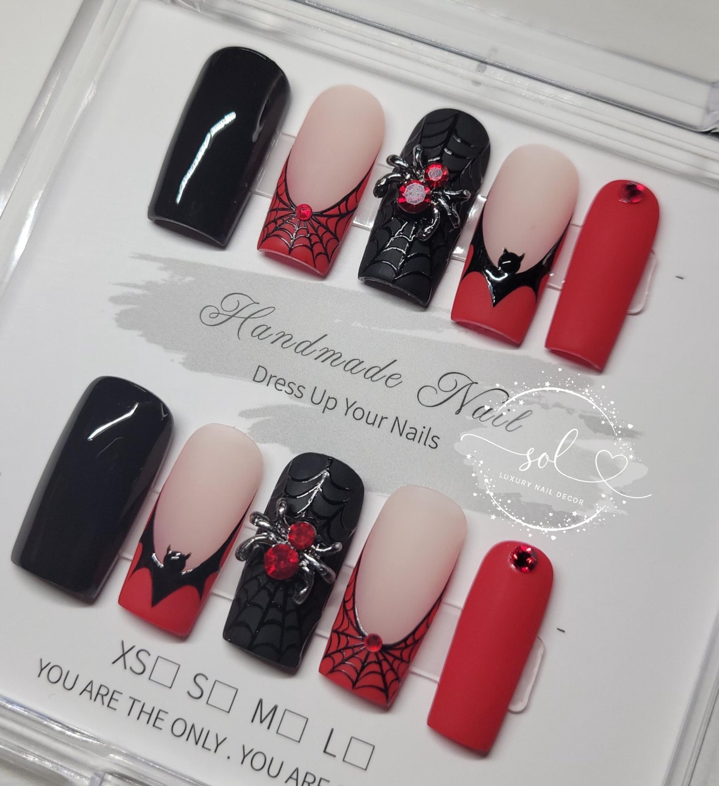 Spider Halloween Nails