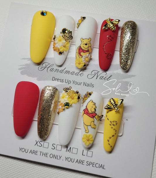 3D Nails Honey Love