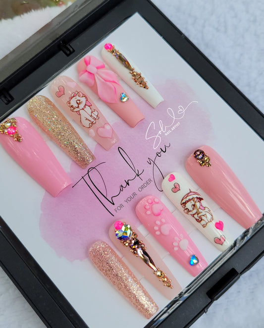 Press-on Nails Pink