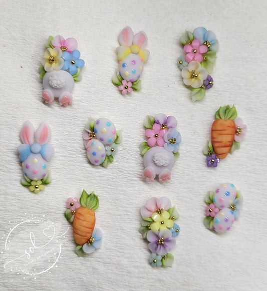 3D Easter Bunny Set