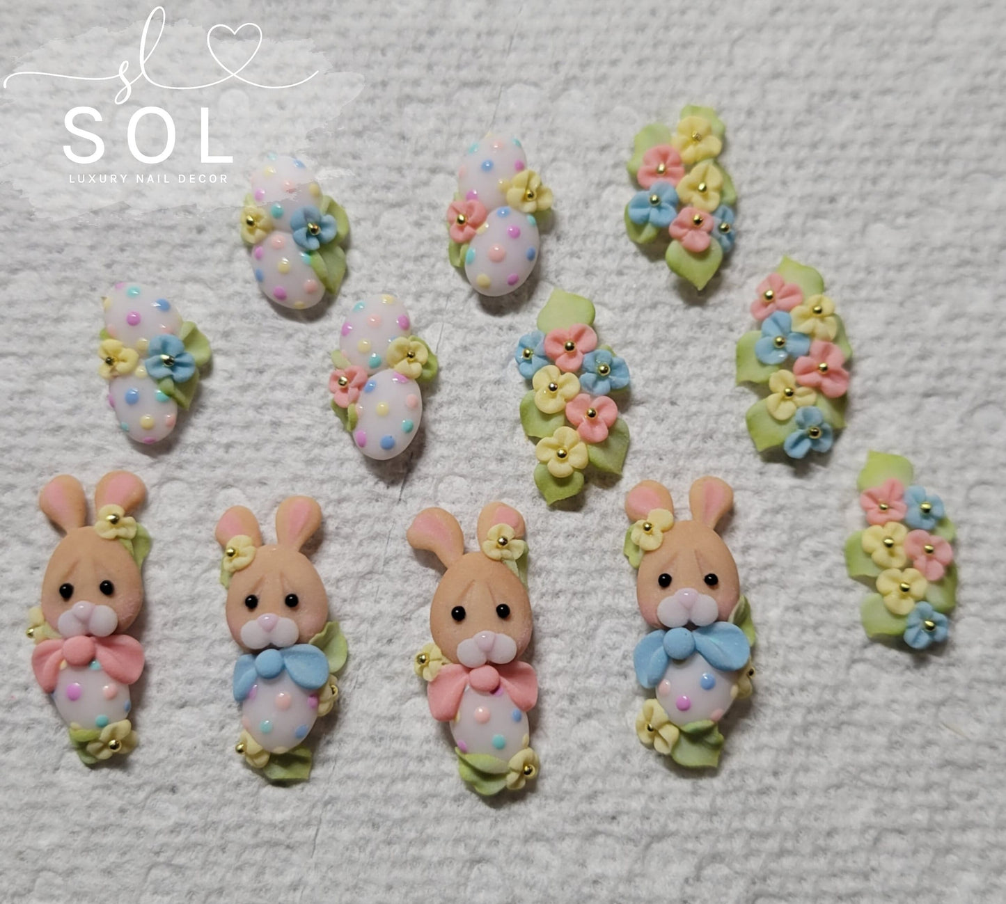 3D Nail Bunnies