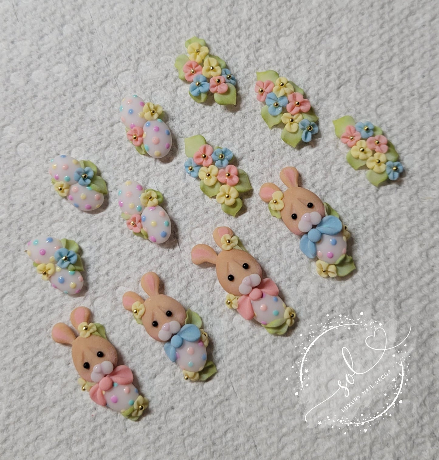 3D Nail Bunnies