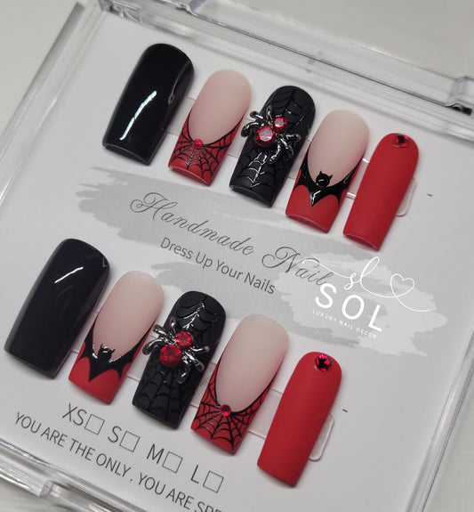 Spider Halloween Nails