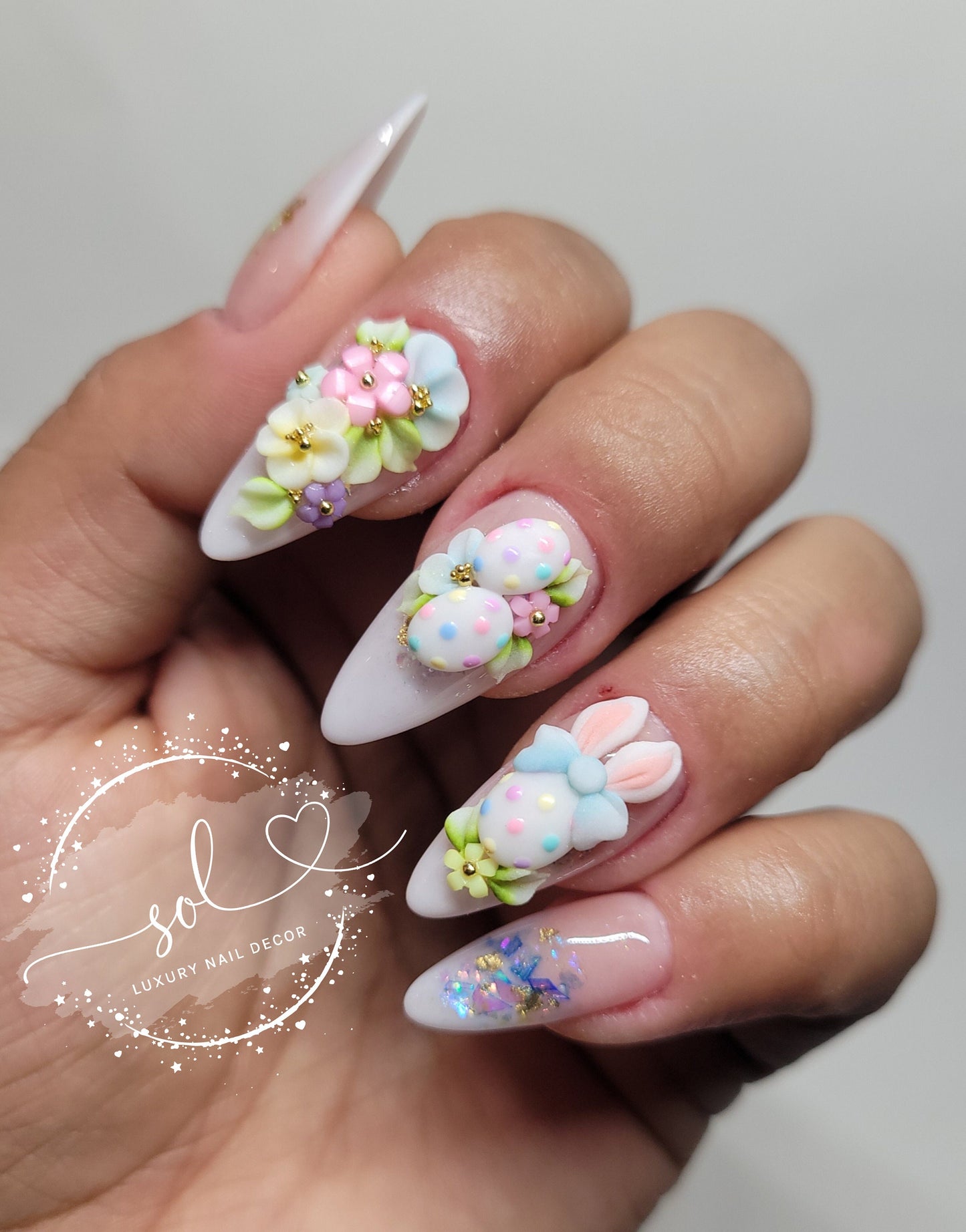 3D Easter Bunny Set