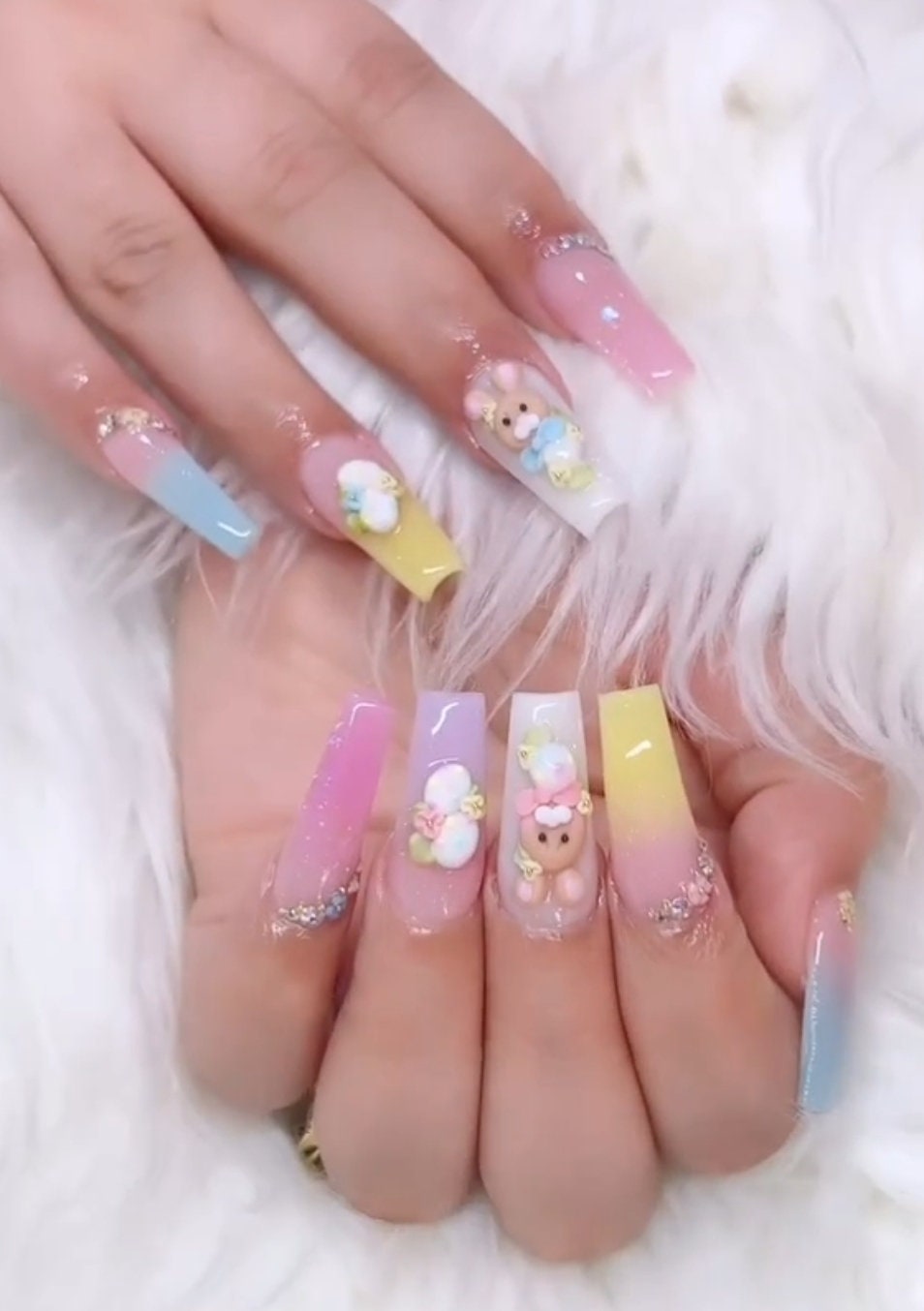 3D Nail Bunnies
