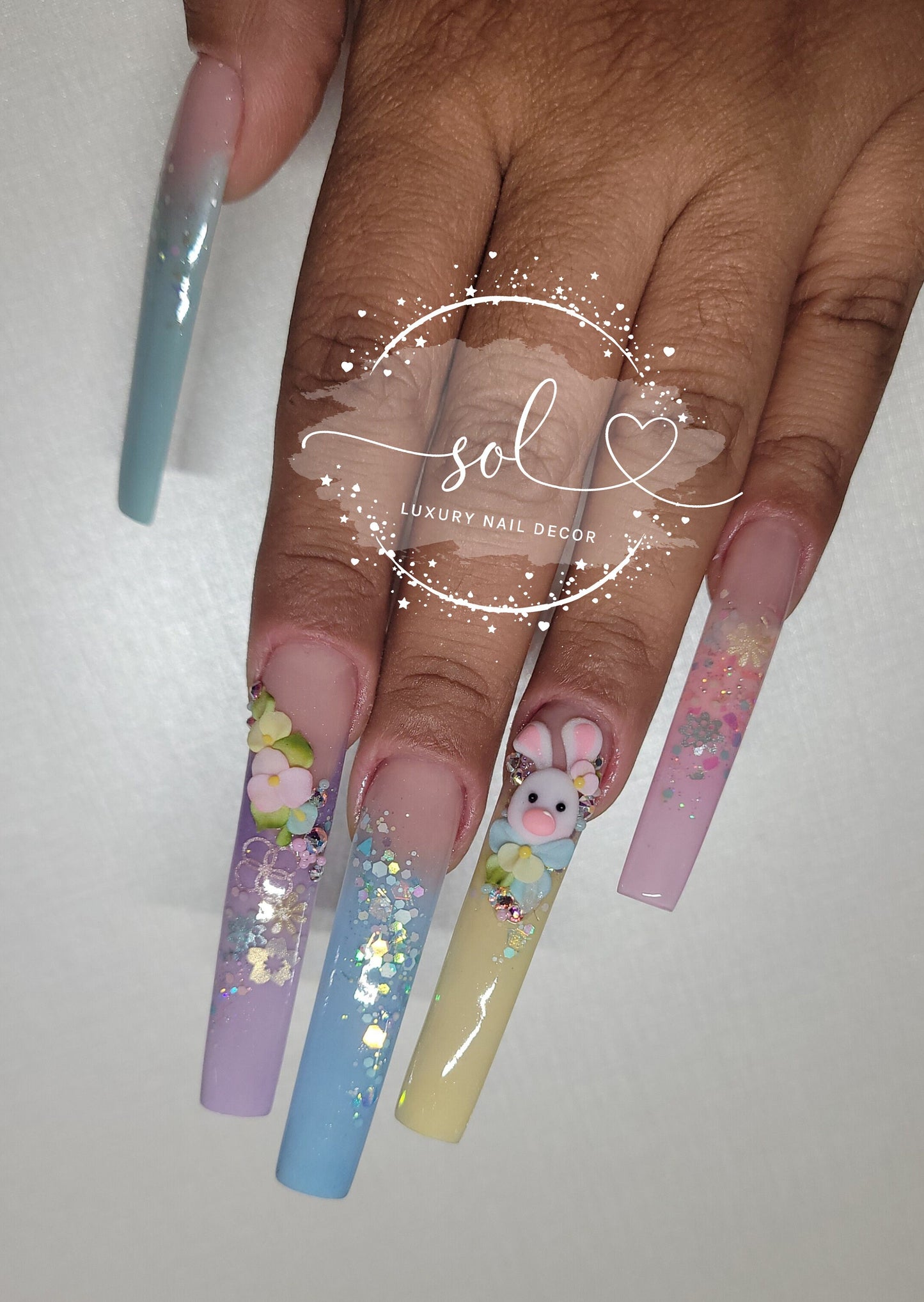 3D Nail Bunnies