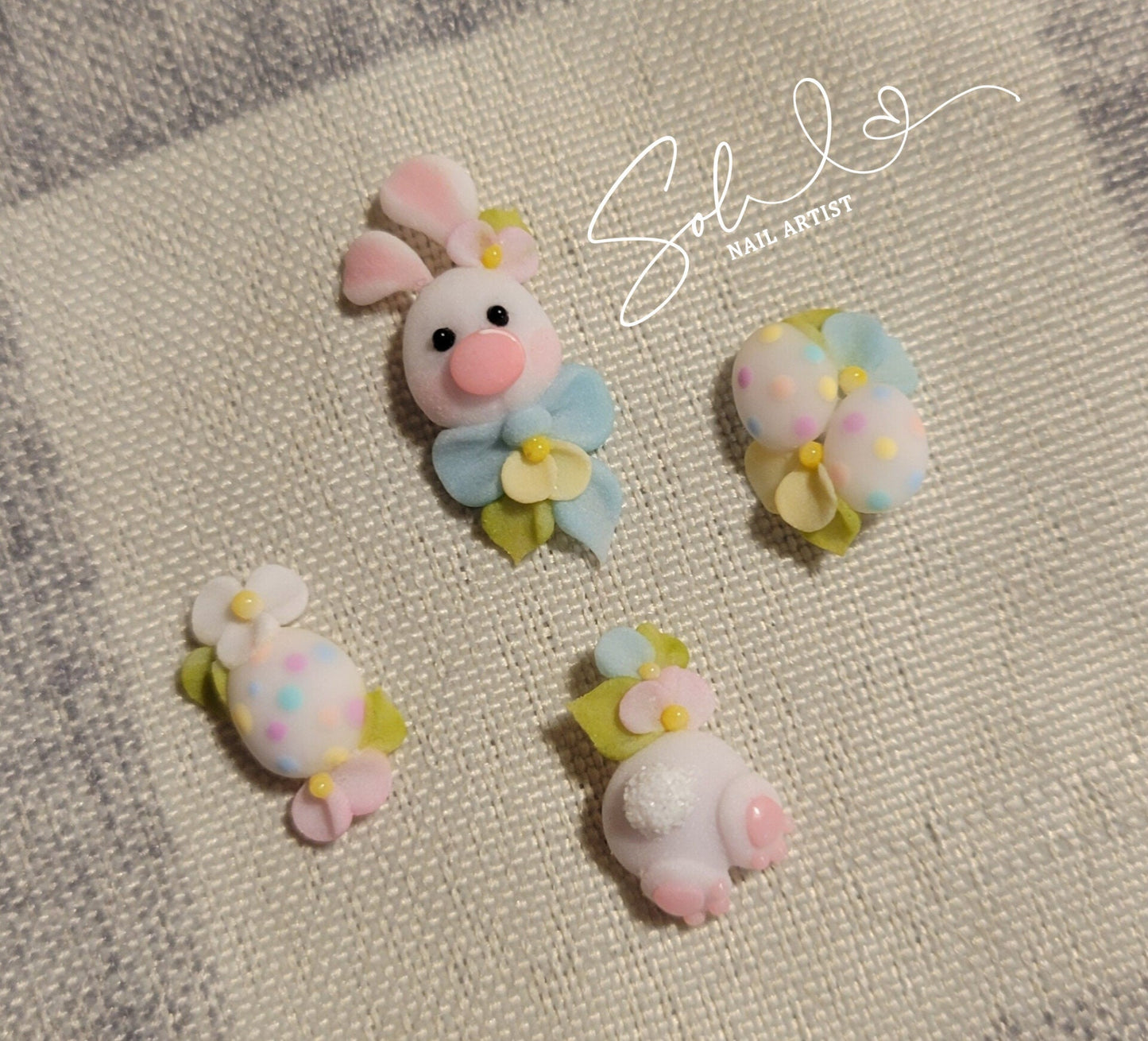 3D Nail Bunnies