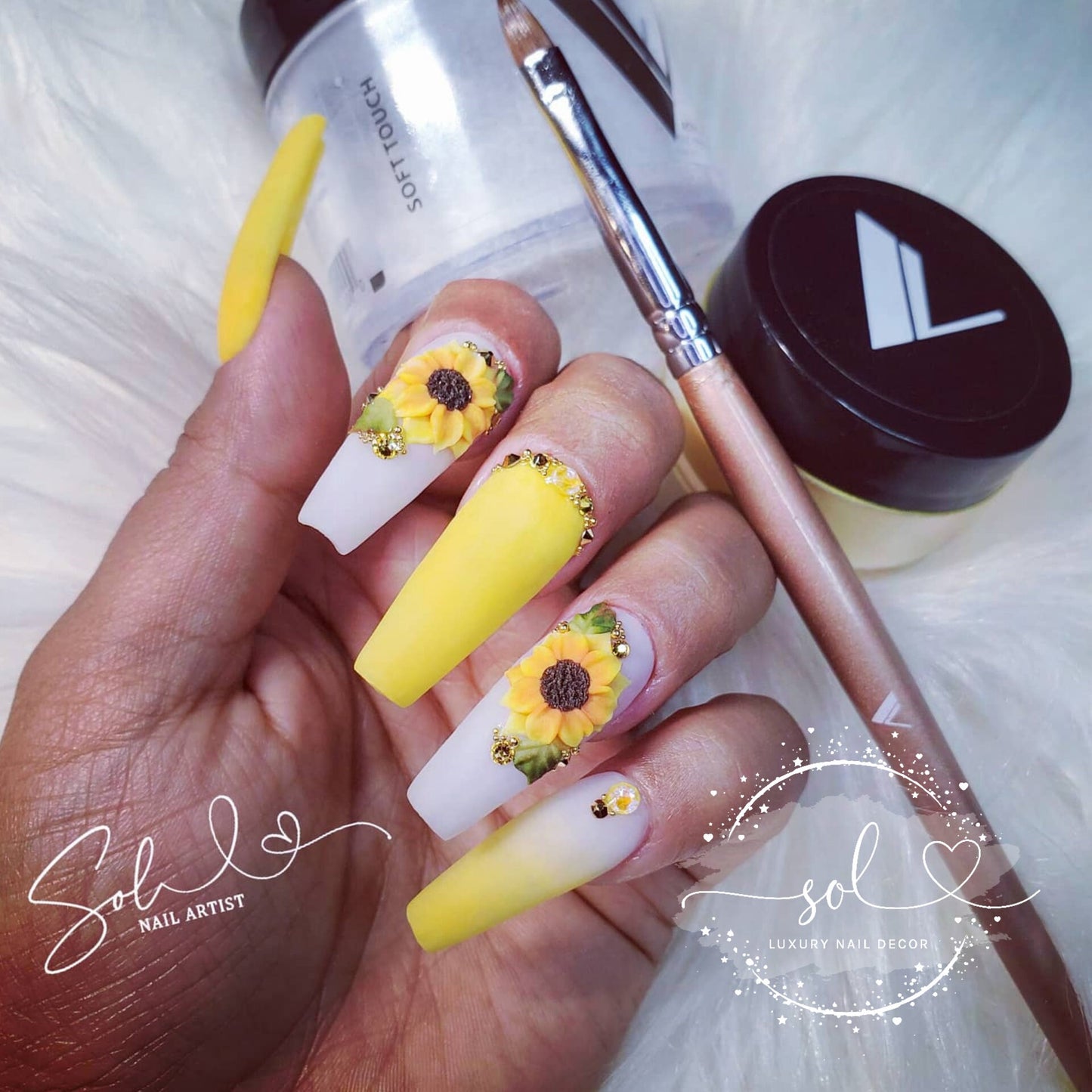 Sunflowers Press-on Nails