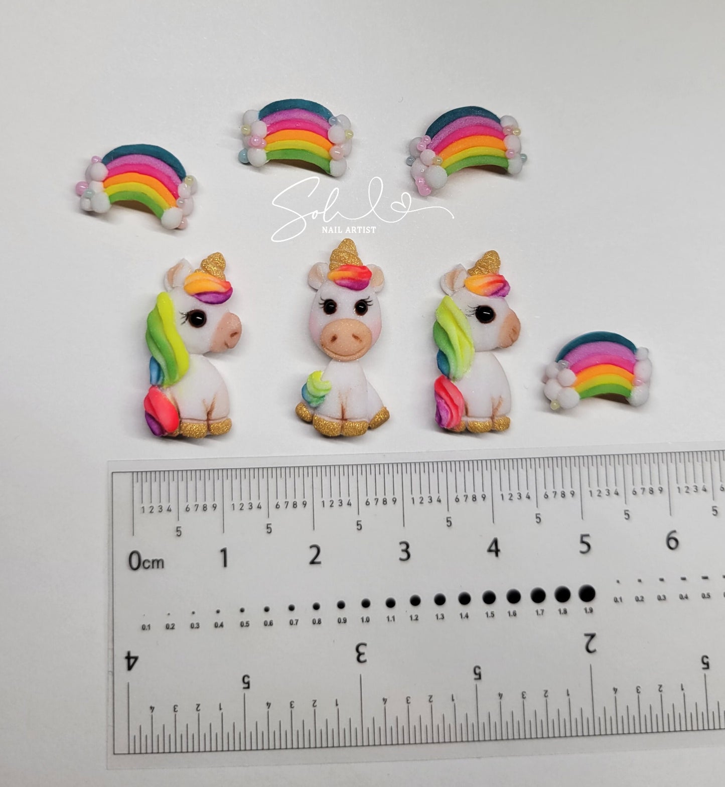 3D Nail Unicorns