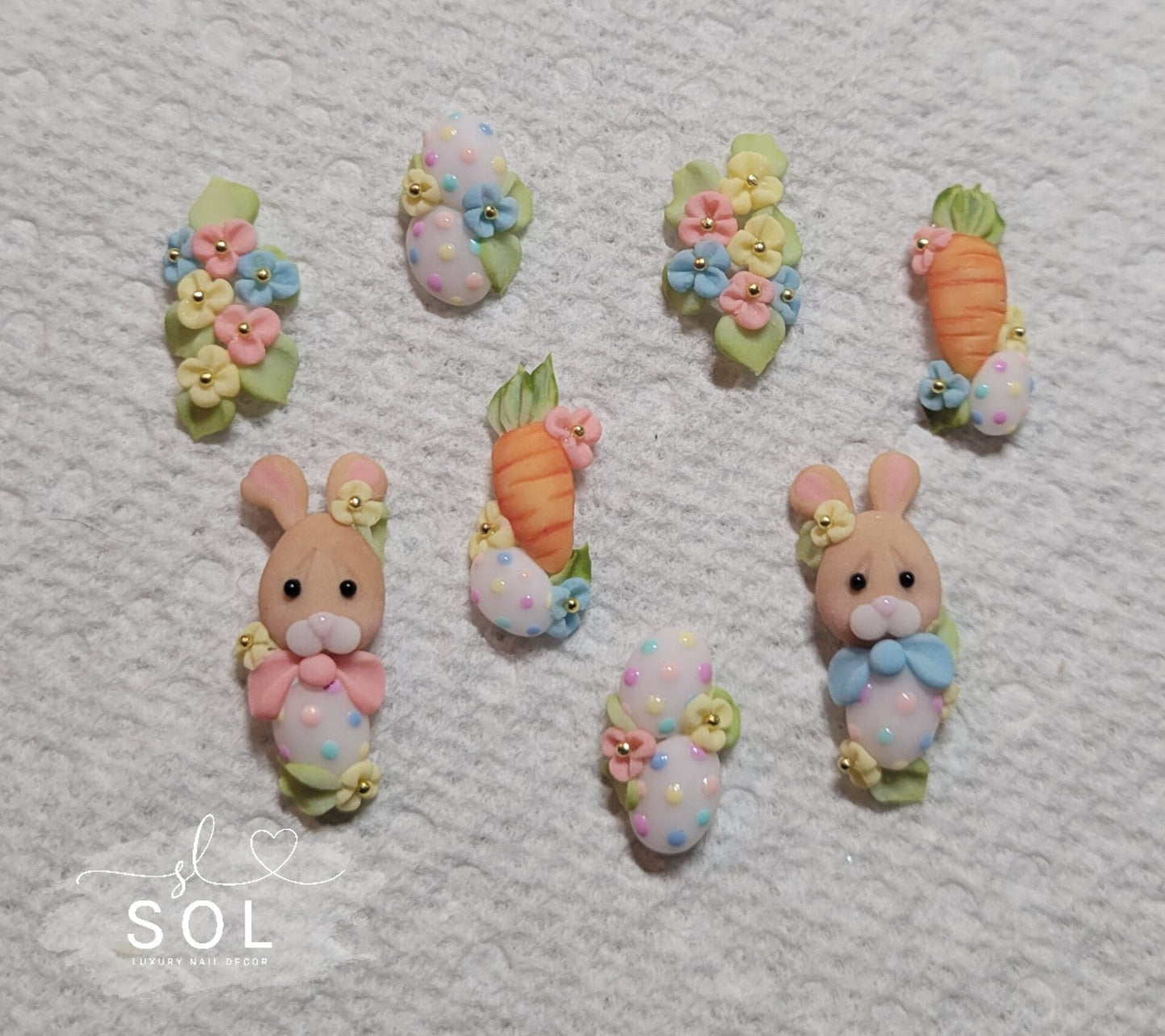 3D Nail Bunnies