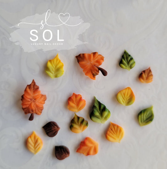 3D Fall Leaves