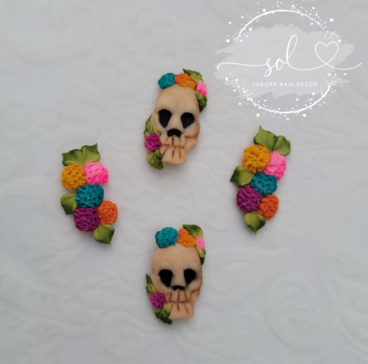 3D Nail Skulls