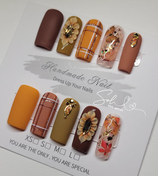 Fall Press-on Nails
