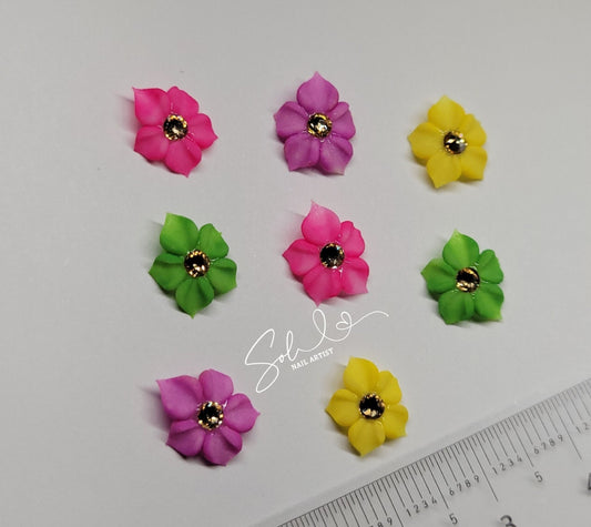 3D Nail Flowers
